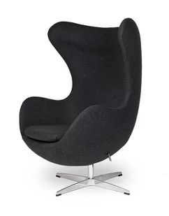 King Home Fotel Egg grafitowy ciemny szary JH-026.C.SZARY.5 - Fotele - miniaturka - grafika 1