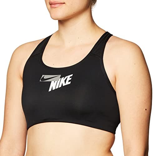 Nike W Nk Swoosh Logo Bra Pad Biustonosz Sportowy Damski