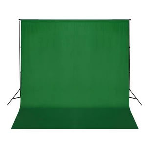 Zielone, bawełniane tło fotograficzne, 300 x 300 cm, chroma key - Tła fotograficzne - miniaturka - grafika 1