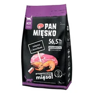 Sucha karma dla kotów - Pan Mięsko cielęcina z krewetkami S sucha karma dla kota waga 5 kg - miniaturka - grafika 1