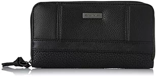 TOM TAILOR - Womenswear JUNA portfel damski, czarny, 20x2,5x10,5 - Portfele - miniaturka - grafika 1