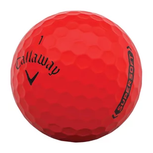 Matowe piłki golfowe CALLAWAY SUPERSOFT (czerwone) - Golf - miniaturka - grafika 3