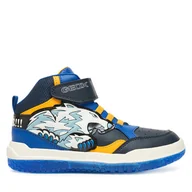 Buty dla chłopców - Sneakersy Geox J Buzzerlight J56MCE 054CE C4054 D Granatowy - miniaturka - grafika 1