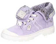 Botki damskie - Mustang Damskie sztyblety 1426-504, fioletowe, rozmiar 37, fioletowy, 37 EU - miniaturka - grafika 1