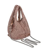 Torebki damskie - Torebka damska Menbur błyszcząca cyrkonie jasnoróżowa - miniaturka - grafika 1