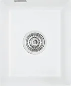 Zlewozmywaki - Zlew SystemCeram MERA 39-F/O POLAR 13 (biały mat) (51610113) - miniaturka - grafika 1