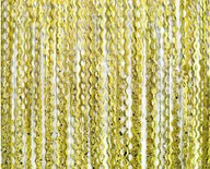Sylwester - Kurtyna Spirale metaliczna złota - 100 x 200 cm - miniaturka - grafika 1
