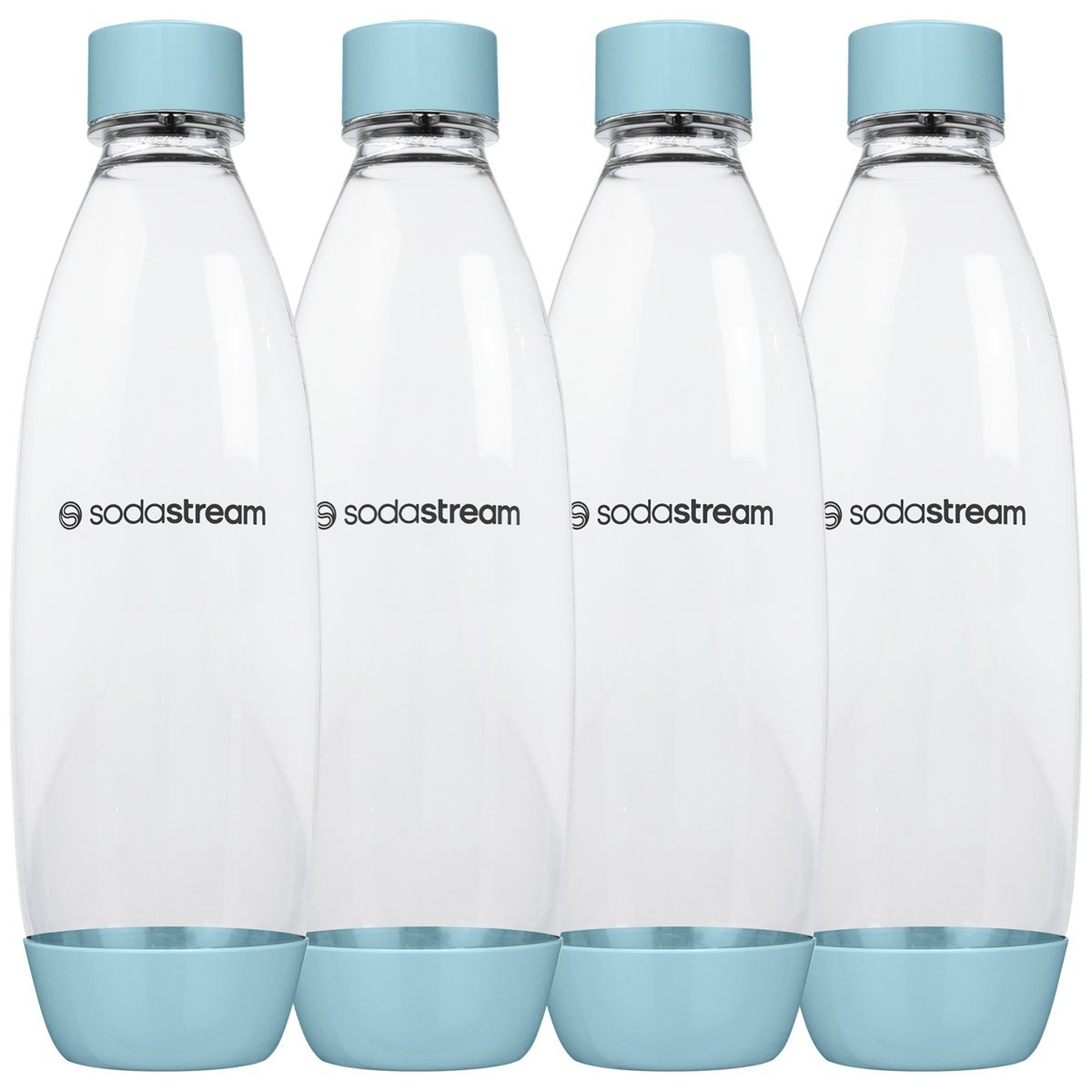 4X BUTLE BUTELKI DO SATURATORA SODASTREAM FUSE 1L FRESH BLUE DO ZMYWARKI