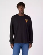 Bluzy męskie - Męski longsleeve Wrangler CHEST LOGO TEE XXL - miniaturka - grafika 1