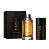 Zestawy perfum męskich - Hugo Boss Zestaw Woda toaletowa The Scent for Man + Antyperspirant 100 ml + 75 ml - miniaturka - grafika 1