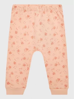 Spodnie i spodenki dla dziewczynek - United Colors Of Benetton Spodnie dresowe 3XPKAF00E Różowy Regular Fit - grafika 1