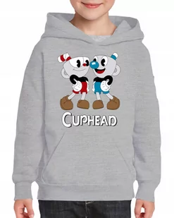 CUPHEAD BLUZA DZIECIĘCA Z KAPTUREM 3167 GRA 140 - Bluzy dla dziewczynek - miniaturka - grafika 1