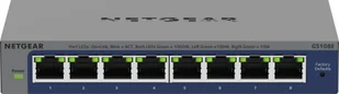 Switch NETGEAR GS108E-400 - Switche - miniaturka - grafika 1