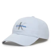 Czapki damskie - Czapka z daszkiem Calvin Klein Monologo Embroidery Baseball Hat LV04K5026G Błękitny - miniaturka - grafika 1