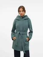 Kurtki damskie - Vero Moda Płaszcz przejściowy w kolorze morskim - miniaturka - grafika 1