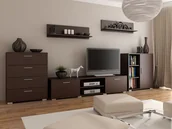 Meblościanki - Elior Meblościanka Doreno - wenge - miniaturka - grafika 1