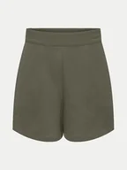 Spodnie sportowe damskie - ONLY Szorty materiałowe Nova 15325521 Zielony Regular Fit - miniaturka - grafika 1