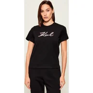 Koszulki i topy damskie - Karl Lagerfeld T-shirt Regular Fit - miniaturka - grafika 1