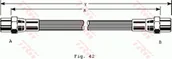 Przewody hamulcowe - Przewód hamulcowy elastyczny TRW PHA140 - miniaturka - grafika 1