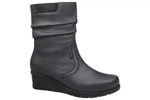 Botki AXEL Comfort 4418 Marine Gold na Haluksy ocieplane Kosela Medic 9418 - Botki damskie - miniaturka - grafika 1