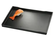 Tace i patery - Verlo Taca ZEN z melaminy 38,1x28,8x2,5 cm czarna czarny - miniaturka - grafika 1