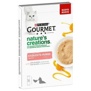 Gourmet Gourmet Nature's Creations Snack, 5 x 10 g - Łosoś i marchew - Przysmaki dla kotów - miniaturka - grafika 3