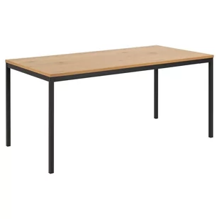 Actona Stół Obiadowy Do Jadalni Watty 74X160X80 Naturalny + Czarny - Stoły - miniaturka - grafika 1