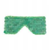 Akcesoria do bielizny - Jadeitowa Maska Do Twarzy opaska na oczy na worki cienie pod oczami Wschód - miniaturka - grafika 1