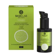 Peelingi i scruby do twarzy - Basiclab Peeling kwasowy odblokowujący pory z 15% AHA, 2% BHA 30 ml - miniaturka - grafika 1