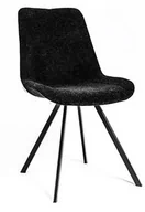 Krzesła - Krzesło tapicerowane Patrick metal różne kolory - miniaturka - grafika 1