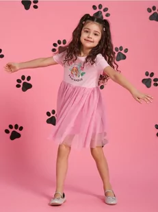 Sinsay - Sukienka Psi Patrol - różowy - Sukienki i spódniczki dla dziewczynek - miniaturka - grafika 1