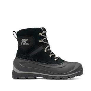 Sorel Męskie Buxton Lace wodoodporne śniegowce, czarne/kamieniołom, 45 EU, Czarny kamieniołom, 44.5 EU - Śniegowce damskie - miniaturka - grafika 1