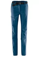 Spodnie narciarskie - Maier Sports Lulaka damskie spodnie trekkingowe typu roll-up, niebieski, 25 232001 - miniaturka - grafika 1