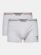 Majtki męskie - Aeronautica Militare Komplet 2 par bokserek AM1UBX001 Szary - miniaturka - grafika 1