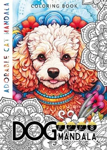 Kolorowanka A4 Dog Mandala Psy - Kolorowanki, wyklejanki - miniaturka - grafika 1