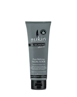 Sukin Australian Natural Skincare Scrub do cery tłustej i mieszanej z węglem z drewna bambusowego Charcoal Facial Scrub - 125 ml 2196-0 - Peelingi i scruby do twarzy - miniaturka - grafika 1