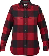 Koszulki i topy damskie - Fjällräven Damska koszulka Canada W Long Sleeved T-shirt czerwony czerwony XXS - miniaturka - grafika 1
