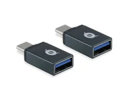 Adaptery i przejściówki - Conceptronic DONN03G zmieniacz płci / kabli USB 3.1 Gen 1 Type-C USB 3.1 Gen 1 Type-A Czarny - miniaturka - grafika 1
