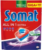 Akcesoria i części do zmywarek - Somat Giga+ All in One Extra Tabletki do zmywarki, 100 sztuk - miniaturka - grafika 1