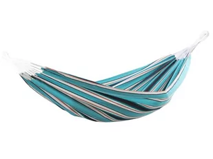 Dwuosobowy hamak VIVERE Sunbrella, niebiesko-biały BZSUN - Hamaki - miniaturka - grafika 1