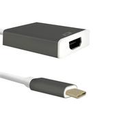 Adaptery i przejściówki - Qoltec Adapter Qoltec USB 3.1 typC męski HDMI A żeński KKQTKPBU0030 - miniaturka - grafika 1