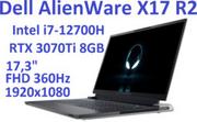Laptopy - DELL Alienware X17 R2 i7-12700H 16GB 1TB SSD 17,3 FHD 1920x1080 360Hz GeForce RTX3070Ti 8GB Win11PL - miniaturka - grafika 1