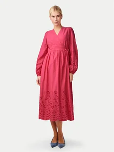 YAS Sukienka codzienna Luma 26032685 Różowy Regular Fit - Sukienki - miniaturka - grafika 1
