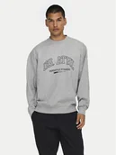 Bluzy męskie - Only & Sons Bluza Alta 22030885 Szary Oversize - miniaturka - grafika 1