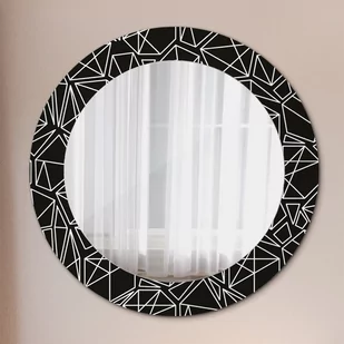 Lustro dekoracyjne okrągłe Geometryczny wzór - Lustra - miniaturka - grafika 1