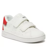 Buty dla chłopców - Sneakersy Geox B Eclyper Boy B365LA 000BC C0050 White/Red - miniaturka - grafika 1