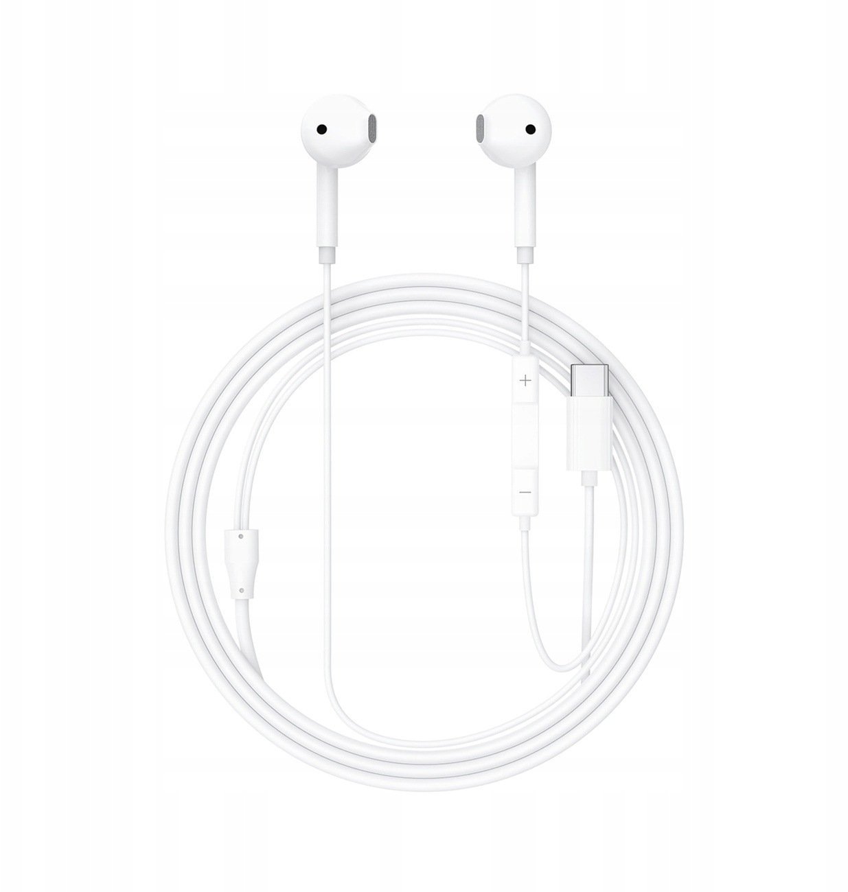 Acefast Przewodowe L13 douszne z mikrofonem USB-C - białe 