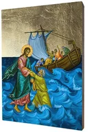 Ikony i obrazy sakralne - Ikona Jezus Chodzący po Wodzie - miniaturka - grafika 1