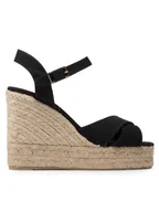Espadryle damskie - Castañer Espadryle Blaudell/8ED/001 020998-100-35 Czarny - miniaturka - grafika 1