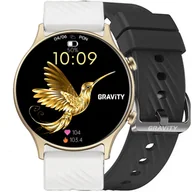 Smartwatch - Gravity GT19-9 Biał, Czarny - miniaturka - grafika 1